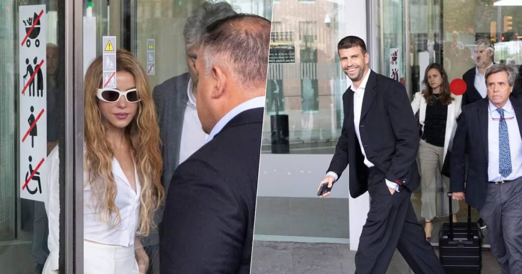 Shakira y Piqué Vuelven a verse en los Juzgados de Barcelona piq